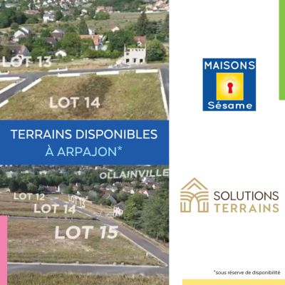 Terrains disponibles à ARPAJON (91)