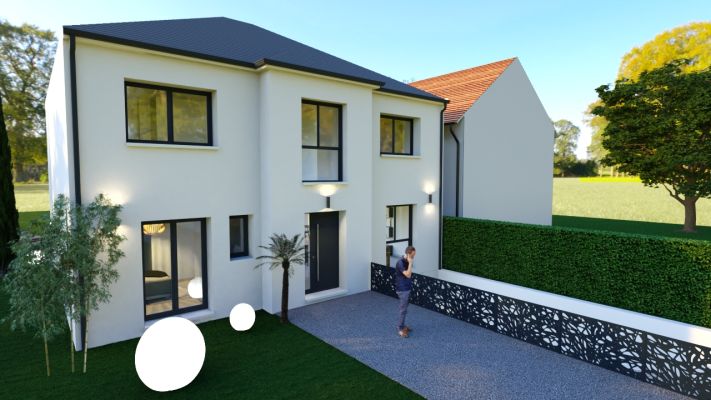 Vente terrain + maison VILLIERS ADAM Val-d'Oise