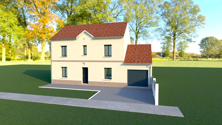 Vente terrain + maison VILLENEUVE LE COMTE Seine-et-Marne