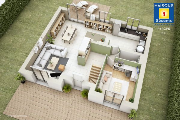 Vente terrain + maison Sainte Geneviève des Bois Essonne