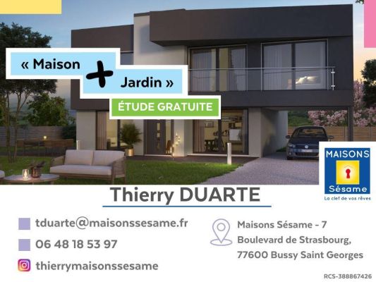 Vente terrain + maison Meaux Seine-et-Marne