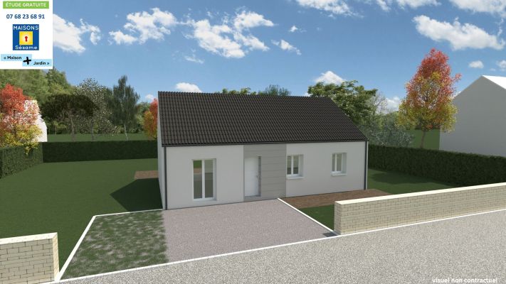 Vente terrain + maison SOUPPES SUR LOING Seine-et-Marne