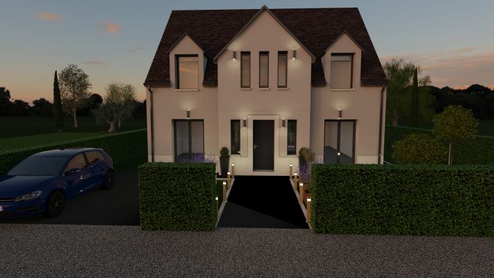 Vente terrain + maison Chaumont en Vexin Oise