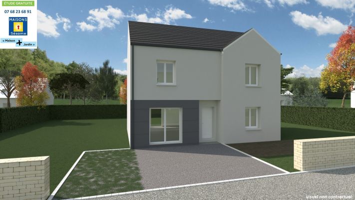 Vente terrain + maison BALLANCOURT SUR ESSONNE Essonne