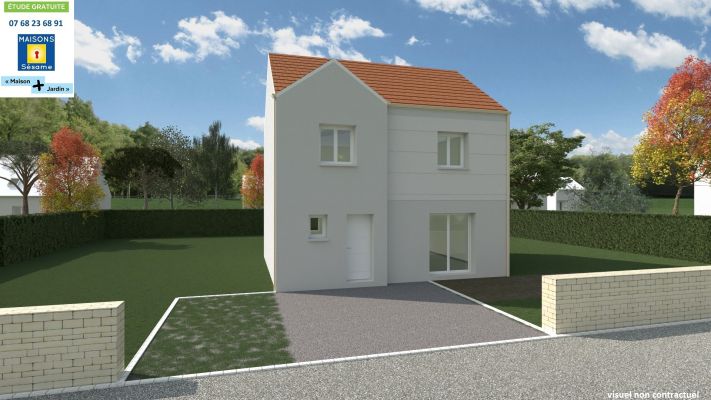 Vente terrain + maison BRUYERES LE CHATEL Essonne