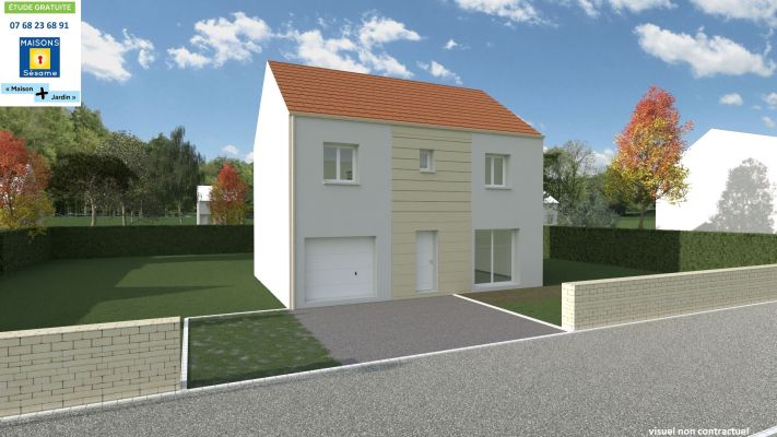 Vente terrain + maison ANGERVILLE Essonne