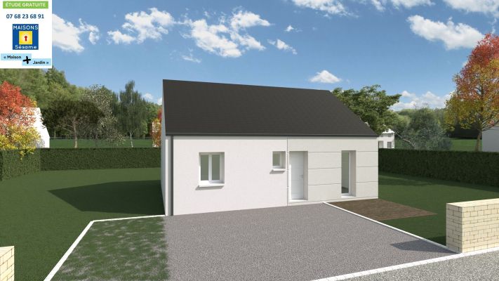 Vente terrain + maison NEMOURS Seine-et-Marne