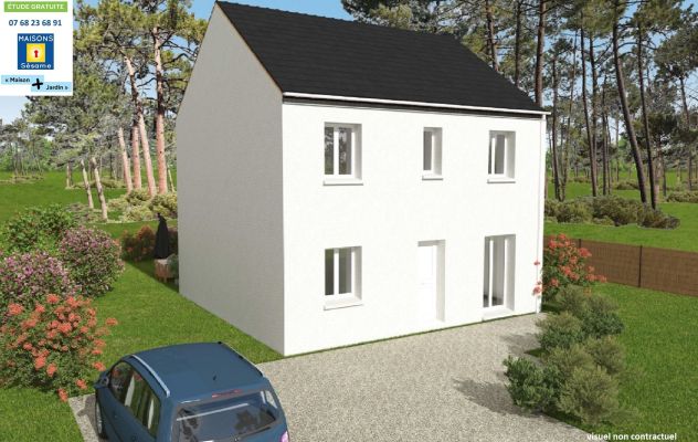 Vente terrain + maison ANGERVILLE Essonne