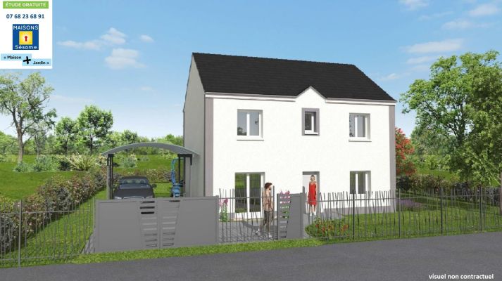 Vente terrain + maison ANGERVILLE Essonne