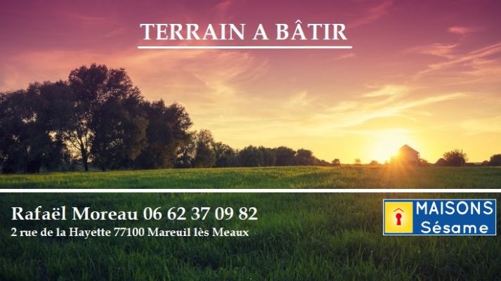 Vente terrain BAILLY-ROMAINVILLIERS Seine-et-Marne