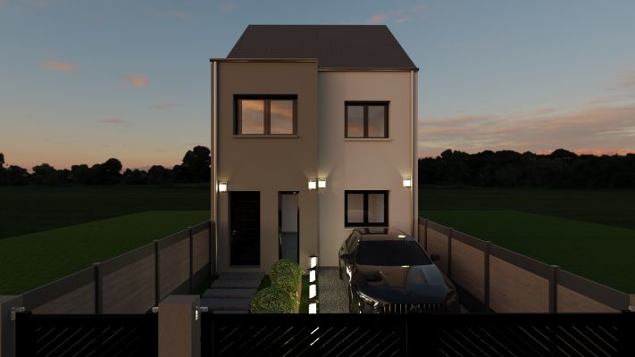 Vente terrain + maison LE MESNIL EN THELLE Oise