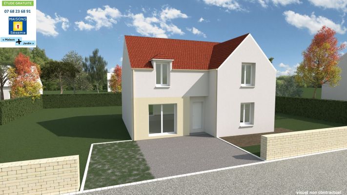 Vente terrain + maison MILLY LA FORET Essonne