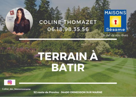 Vente terrain PONTAULT-COMBAULT Seine-et-Marne