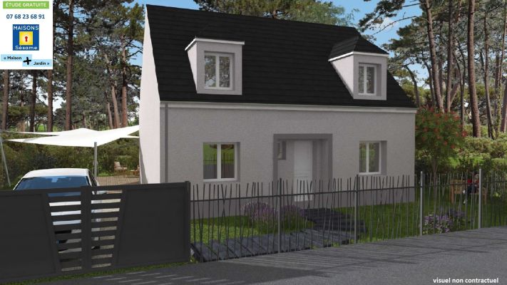 Vente terrain + maison MEREVILLE Essonne