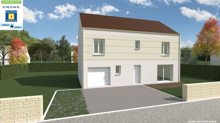 Vente terrain + maison MENNECY Essonne