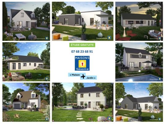 Vente terrain + maison BREUILLET Essonne