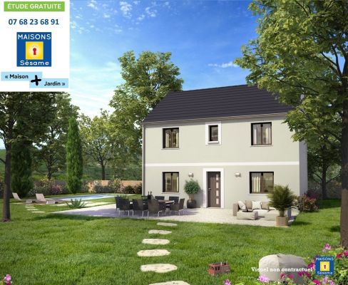 Vente terrain + maison BREUILLET Essonne