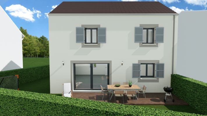 Vente terrain + maison MAY EN MULTIEN Seine-et-Marne