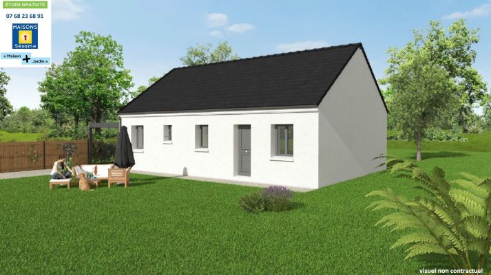 Vente terrain + maison ANGERVILLE Essonne