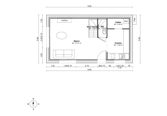 Vente terrain + maison Ormesson sur marne Val-de-Marne