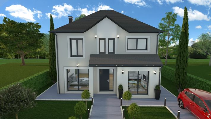 Vente terrain + maison Tremblay en France Seine-Saint-Denis