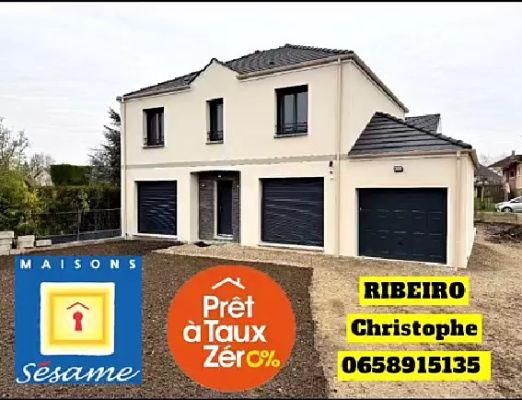 Vente terrain + maison JOUY LE MOUTIER Val-d'Oise