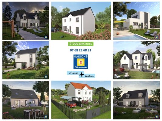 Vente terrain + maison MEREVILLE Essonne